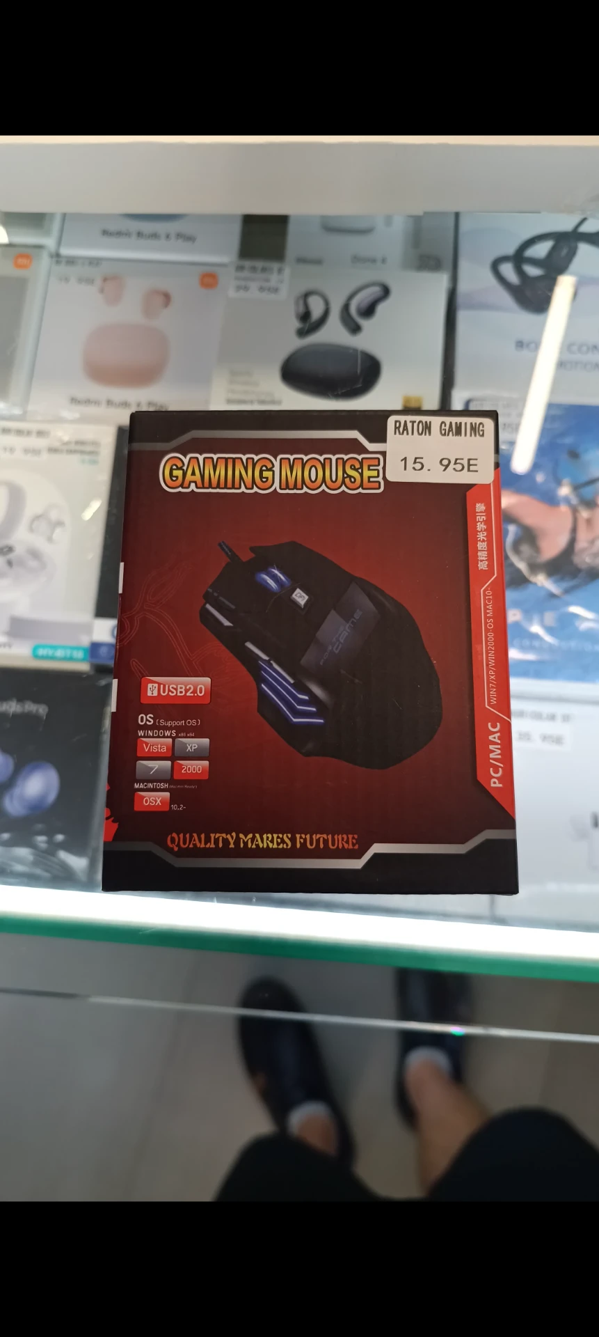 Ratón gaming USB con iluminación LED para PC y Mac en Móvil XOZ Burgos