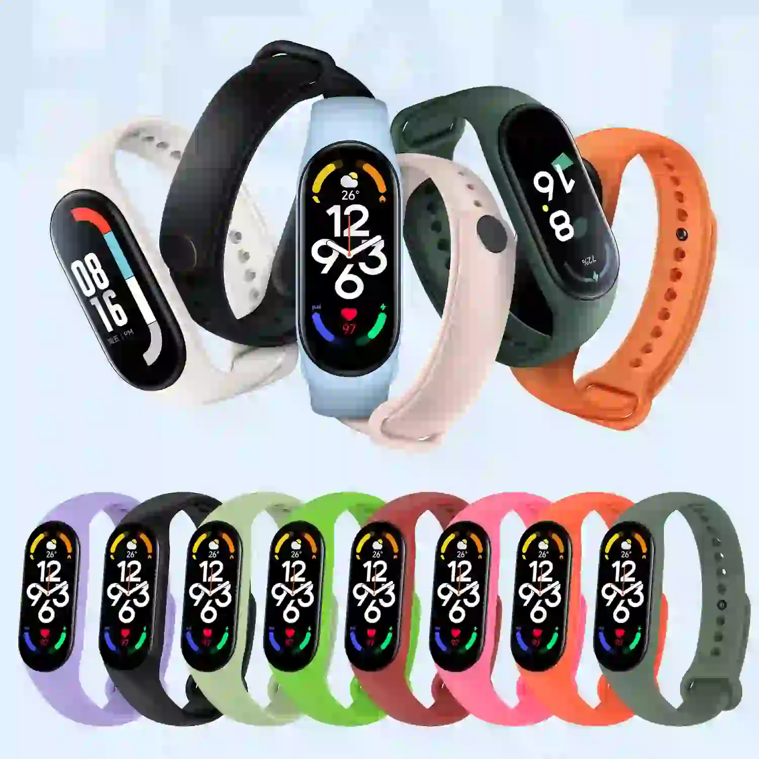 Correas de smartwatch Xiaomi Mi Band 7 y 8 en varios colores en Móvil XOZ Burgos